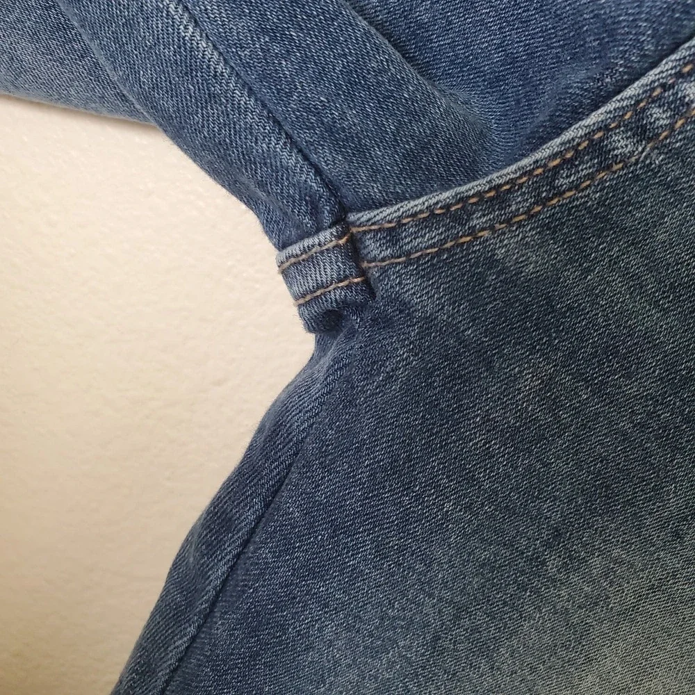 By Habitual Girls Stretch Denim Split Seam Hem Bootcut Flare Jeans Tween Size 16